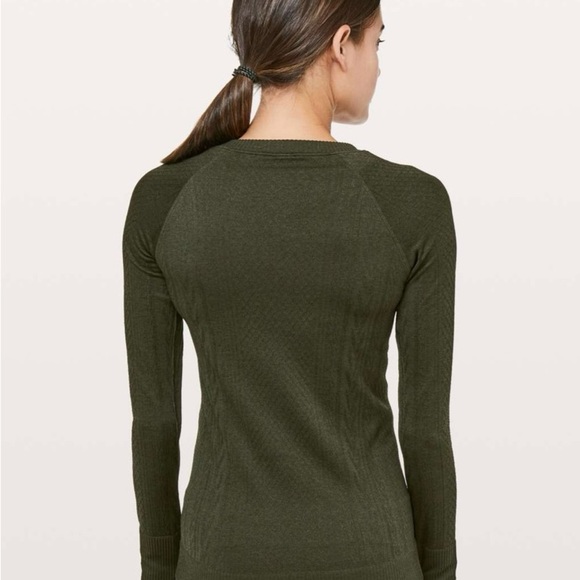 Lululemon Rest Less Pullover - Olive Green - Picture 2 of 7